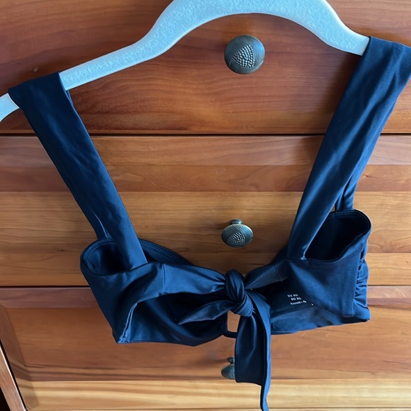 Away That Day- Swimwear (Cannes Top) size Xs, color black, NWOT - Picture 2 of 4